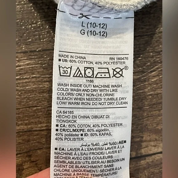 Jinx Youth Gray Minecraft Hooded Zip-up Jacket Size L EUC - Picture 7 of 7